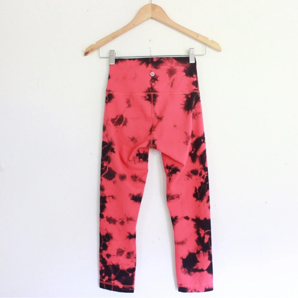 Lululemon Wunder Train High Rise Tie Dye Leggings - Picture 3 of 8